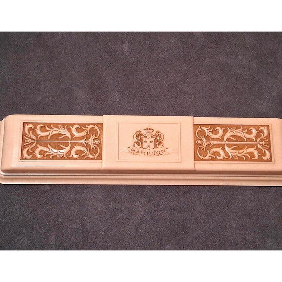 Vintage Celluloid Hamilton Watch Box Jewelry Gift Box - Picture 1 of 5